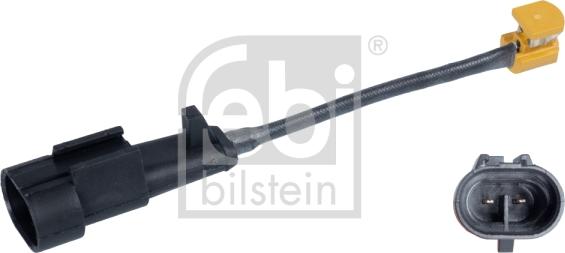 Febi Bilstein 106207 - Opozorilni kontakt, obraba zavorne obloge parts5.com