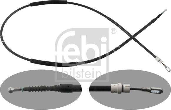 Febi Bilstein 100563 - Ντίζα, φρένο ακινητοποίησης parts5.com