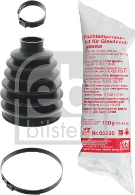 Febi Bilstein 102996 - Burduf cauciuc, articulatie planetara parts5.com