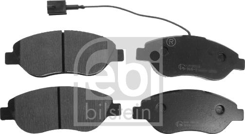 Febi Bilstein 116012 - Brake Pad Set, disc brake parts5.com