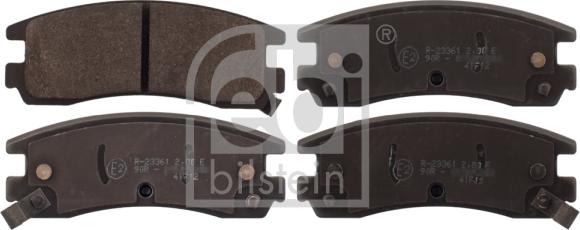 Febi Bilstein 116154 - Brake Pad Set, disc brake parts5.com