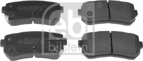 Febi Bilstein 116367 - Brake Pad Set, disc brake parts5.com