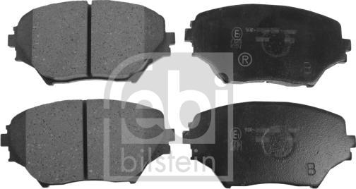 Febi Bilstein 116273 - Brake Pad Set, disc brake parts5.com