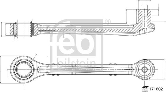 Febi Bilstein 186389 - Brat / bieleta suspensie, stabilizator parts5.com