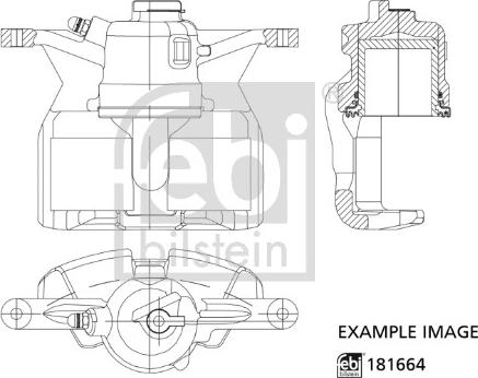 Febi Bilstein 181664 - Etrier frana parts5.com