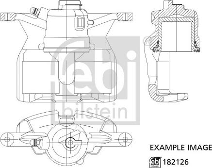 Febi Bilstein 182126 - Pinza de freno parts5.com