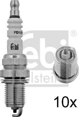 Febi Bilstein 13412 - Gyújtógyertya parts5.com