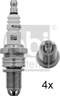 Febi Bilstein 13508 - Zündkerze parts5.com