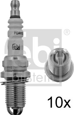 Febi Bilstein 13521 - Gyújtógyertya parts5.com