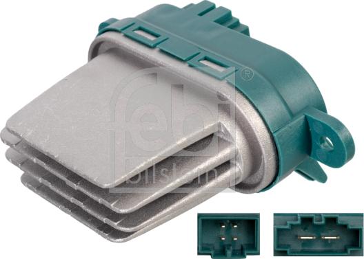 Febi Bilstein 176042 - Otpornik, ventilator kabine / unutrašnjeg prostora parts5.com