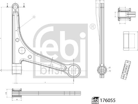 Febi Bilstein 176055 - Track Control Arm parts5.com