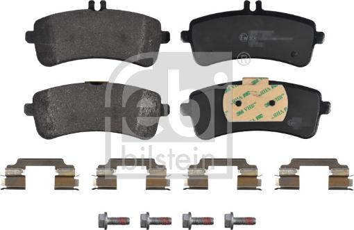 Febi Bilstein 176871 - Brake Pad Set, disc brake parts5.com