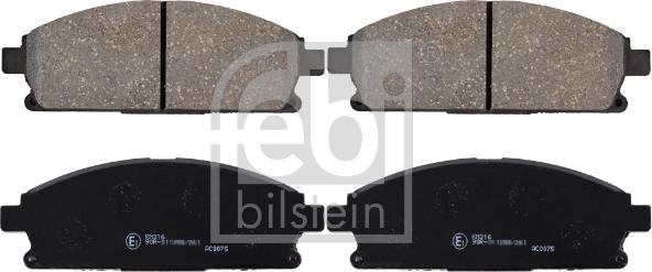 Febi Bilstein 170241 - Brake Pad Set, disc brake parts5.com