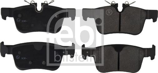 Febi Bilstein 171409 - Brake Pad Set, disc brake parts5.com