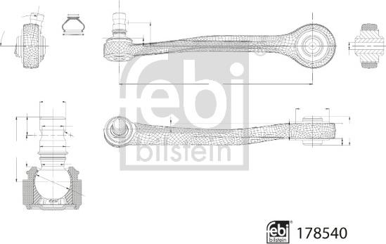 Febi Bilstein 178540 - Krmilje, obesa koles parts5.com