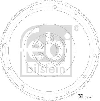 Febi Bilstein 178016 - Volanta parts5.com