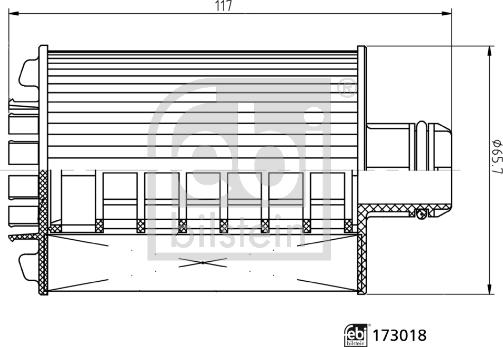 Febi Bilstein 173018 - Filtro de aceite parts5.com