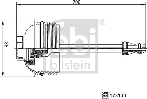 Febi Bilstein 173133 - Kate,õlifiltrikonsool parts5.com