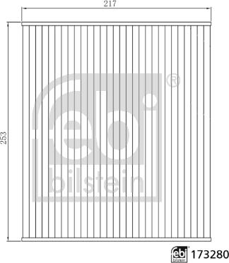 Febi Bilstein 173280 - Filtru, aer habitaclu parts5.com