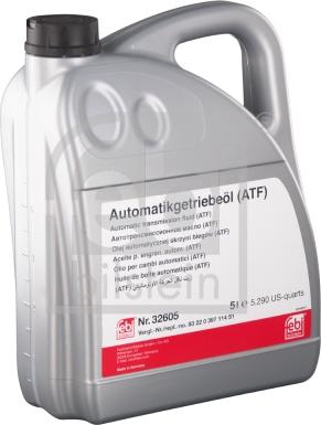 Febi Bilstein 32605 - Aceite para transmisión automática parts5.com