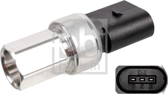 Febi Bilstein 29240 - Tlačna sklopka, klima-uređaj parts5.com