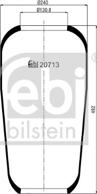 Febi Bilstein 20713 - Mech, pneumatické odpružení parts5.com