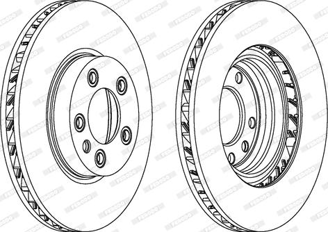 Ferodo DDF1591RC-1 - Disco de freno parts5.com