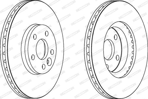 Ferodo DDF1567C - Brake Disc parts5.com