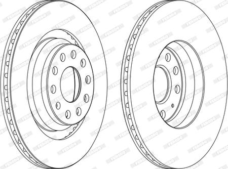 Ferodo DDF1503C - Disc frana parts5.com