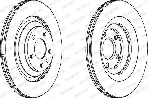 Ferodo DDF1240C - Brake Disc parts5.com