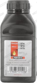 Ferodo FBX025 - Líquido de frenos parts5.com