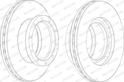 Knorr Bremse K119735 - Brzdový kotúč parts5.com