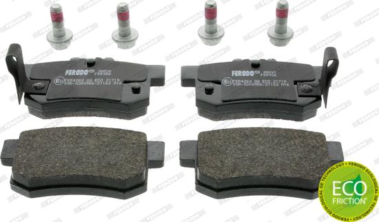 Ferodo FDB956 - Brake Pad Set, disc brake parts5.com