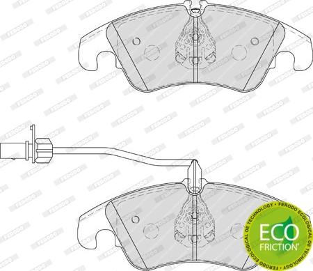 Ferodo FDB4044 - Set placute frana,frana disc parts5.com