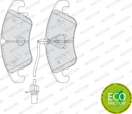 Ferodo FDB4044 - Set placute frana,frana disc parts5.com