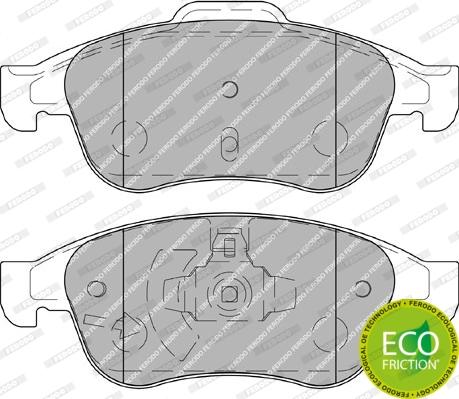 Ferodo FDB4180 - Komplet zavornih oblog, ploscne (kolutne) zavore parts5.com