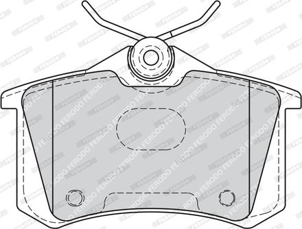 Ferodo FDB4183 - Set placute frana,frana disc parts5.com