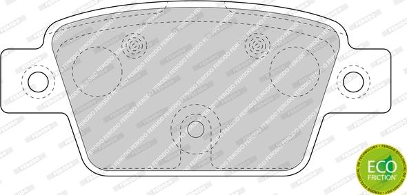 Ferodo FDB4829 - Set placute frana,frana disc parts5.com