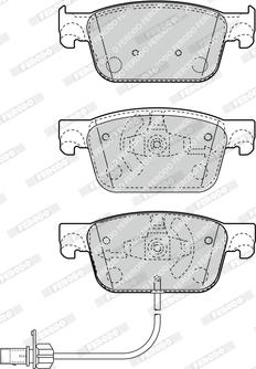 Ferodo FDB4871 - Set placute frana,frana disc parts5.com