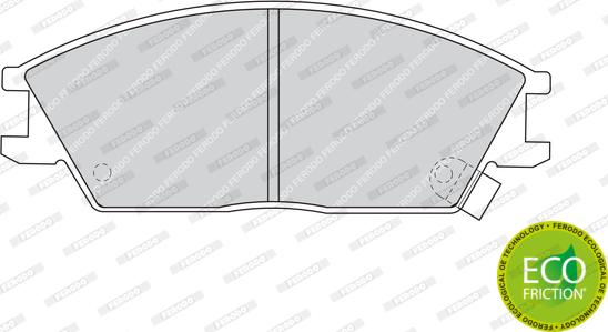 Ferodo FDB435 - Set placute frana,frana disc parts5.com