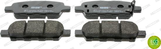 Ferodo FDB4324 - Brake Pad Set, disc brake parts5.com