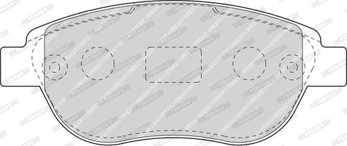 Ferodo FDB5028 - Komplet kočnih obloga, disk kočnica parts5.com