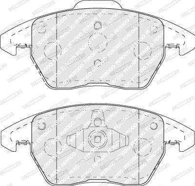 Ferodo FDB5110 - Set placute frana,frana disc parts5.com