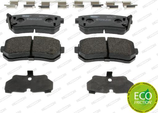 Ferodo FDB1956 - Brake Pad Set, disc brake parts5.com