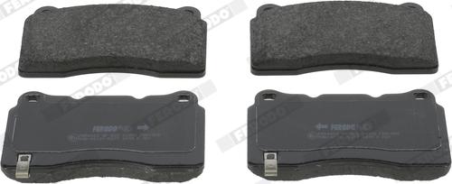 Ferodo FDB1968 - Brake Pad Set, disc brake parts5.com