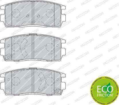 Ferodo FDB1935 - Set placute frana,frana disc parts5.com