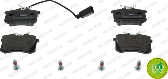 Ferodo FDB1481 - Тормозные колодки, дисковые, комплект parts5.com