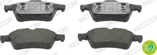 Ferodo FDB1540 - Brake Pad Set, disc brake parts5.com