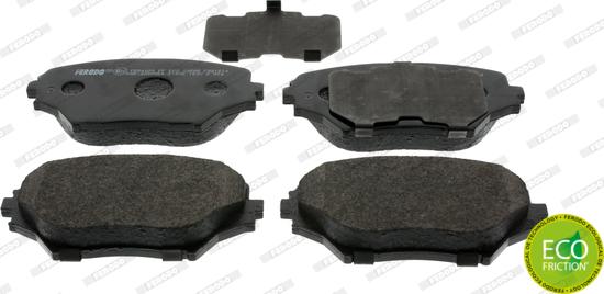 Ferodo FDB1514 - Brake Pad Set, disc brake parts5.com