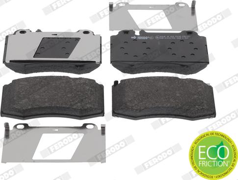 Ferodo FDB1661 - Brake Pad Set, disc brake parts5.com